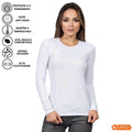 Camisa Feminina - Proteção Solar UV Lisa