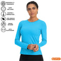 Camisa Feminina - Proteção Solar UV Lisa