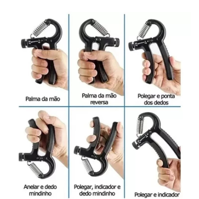 Hand Grip Flexor De Punho Com Mola Ajustável