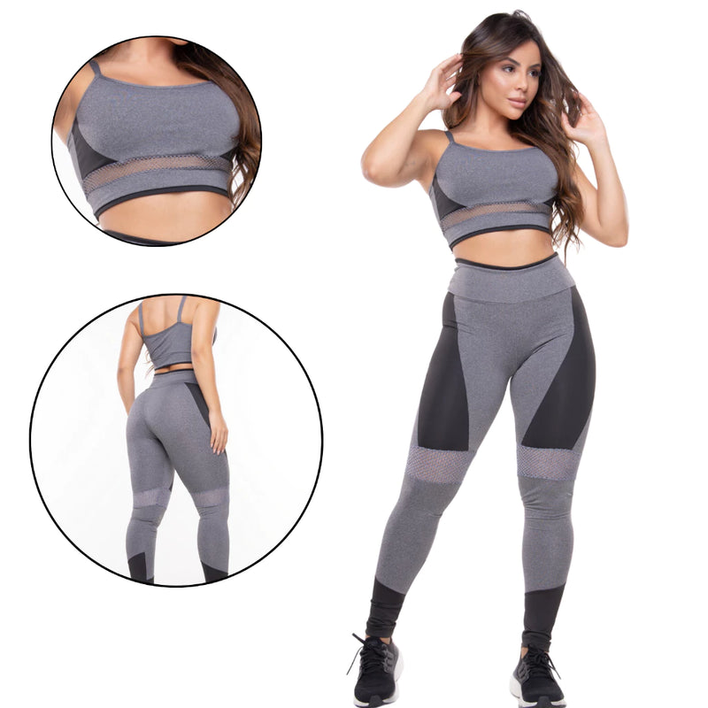 Conjunto Feminino Essence Calça Legging e Top